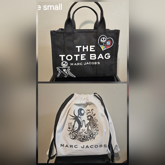 Marc Jacobs Handbags - SOLD-Customized Marc Jacobs The Tote Bag & Dust Bag with Graphic Accents -Small